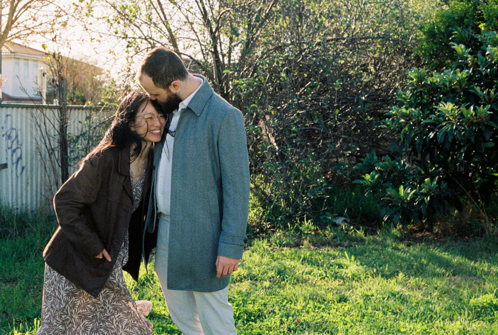 Bookstore engagement session melbourne 8 - 35mm film