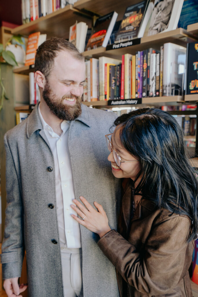 Bookstore engagement session melbourne 3