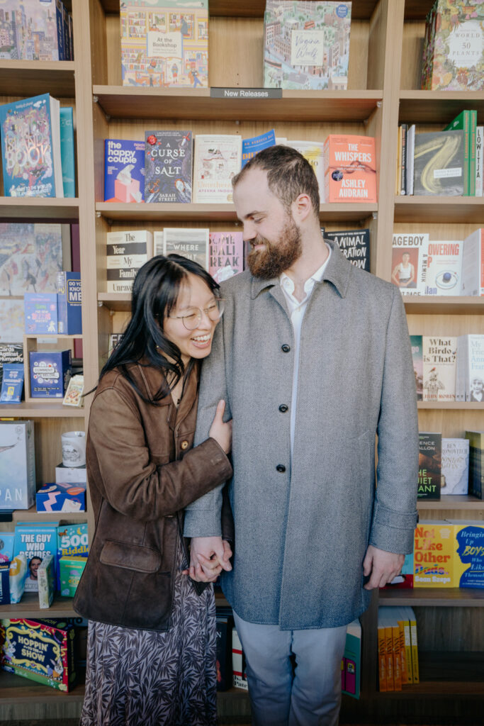 Bookstore engagement session melbourne 4