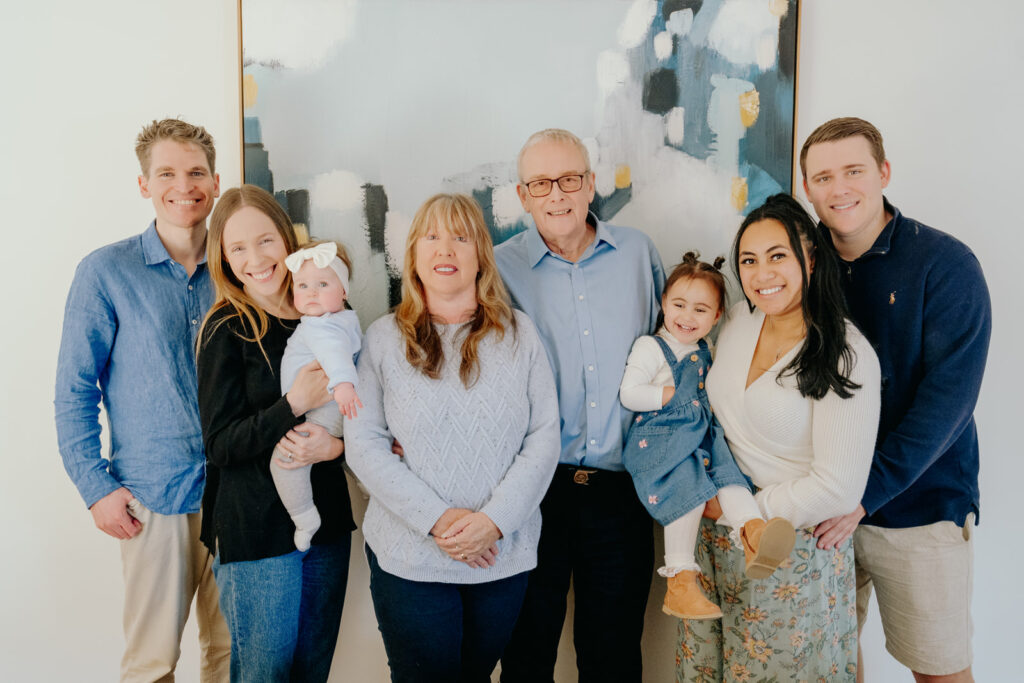 Melbourne extended family session at home, blue out fit inspiration -3