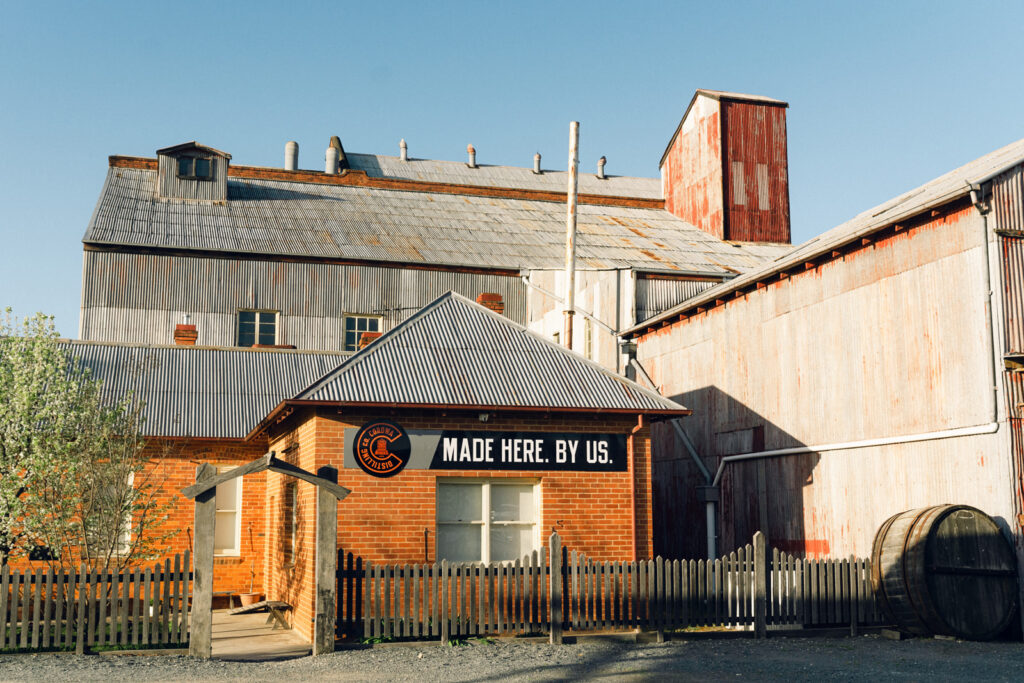 the exterior of the corowa whisky distillery