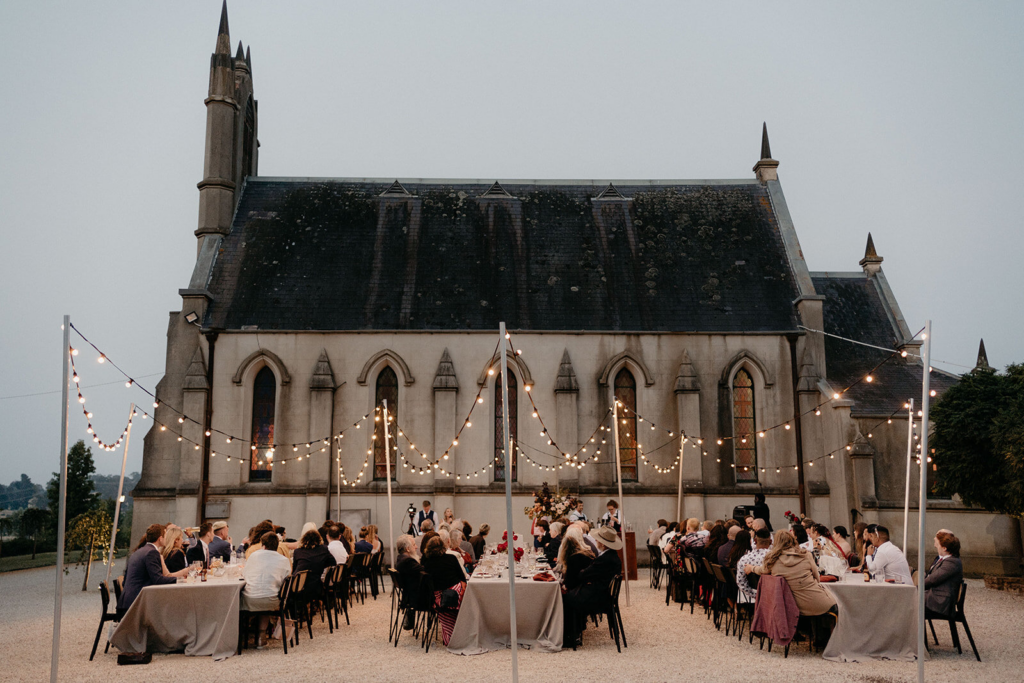 guests during a wedding reception at churchill wedding venue