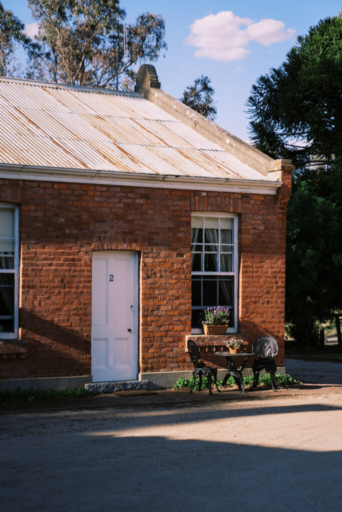 a guestroom at ravenswood homestead